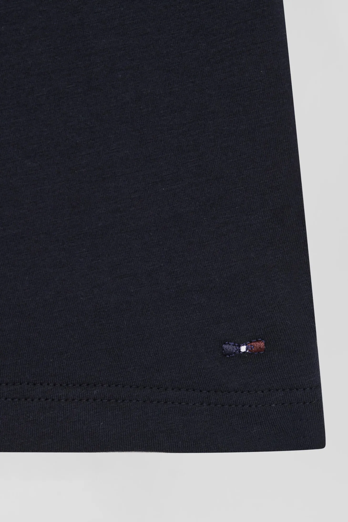 Set of 2 camel stretch cotton boxers with tricolor waistband