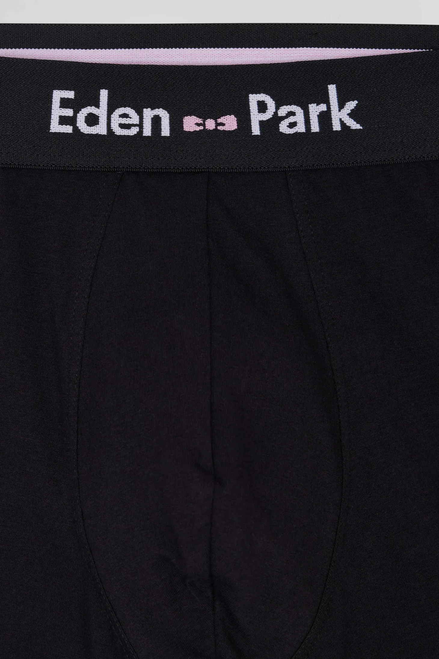 Set of 2 navy blue and black stretch cotton boxers