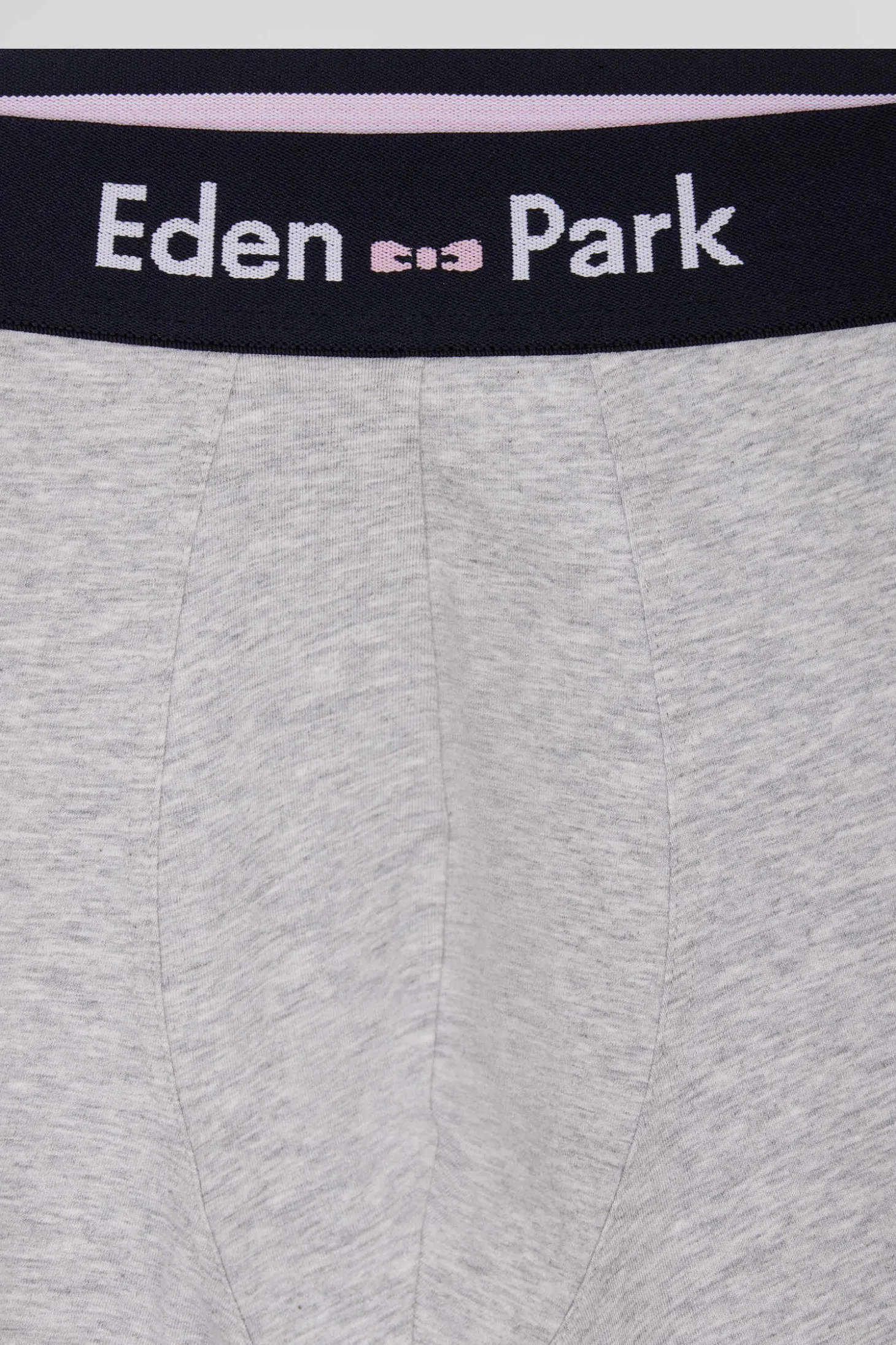 Set of 2 navy blue and grey stretch cotton boxers