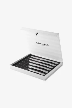 Set of 6 stainless steel table knives