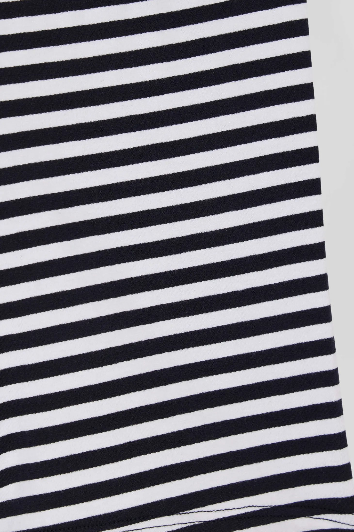 Set of 2 white and striped stretch cotton boxers