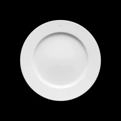 Set of 6 White Limoges porcelain plates