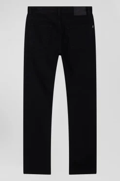 Slim black mixed stretch denim jeans