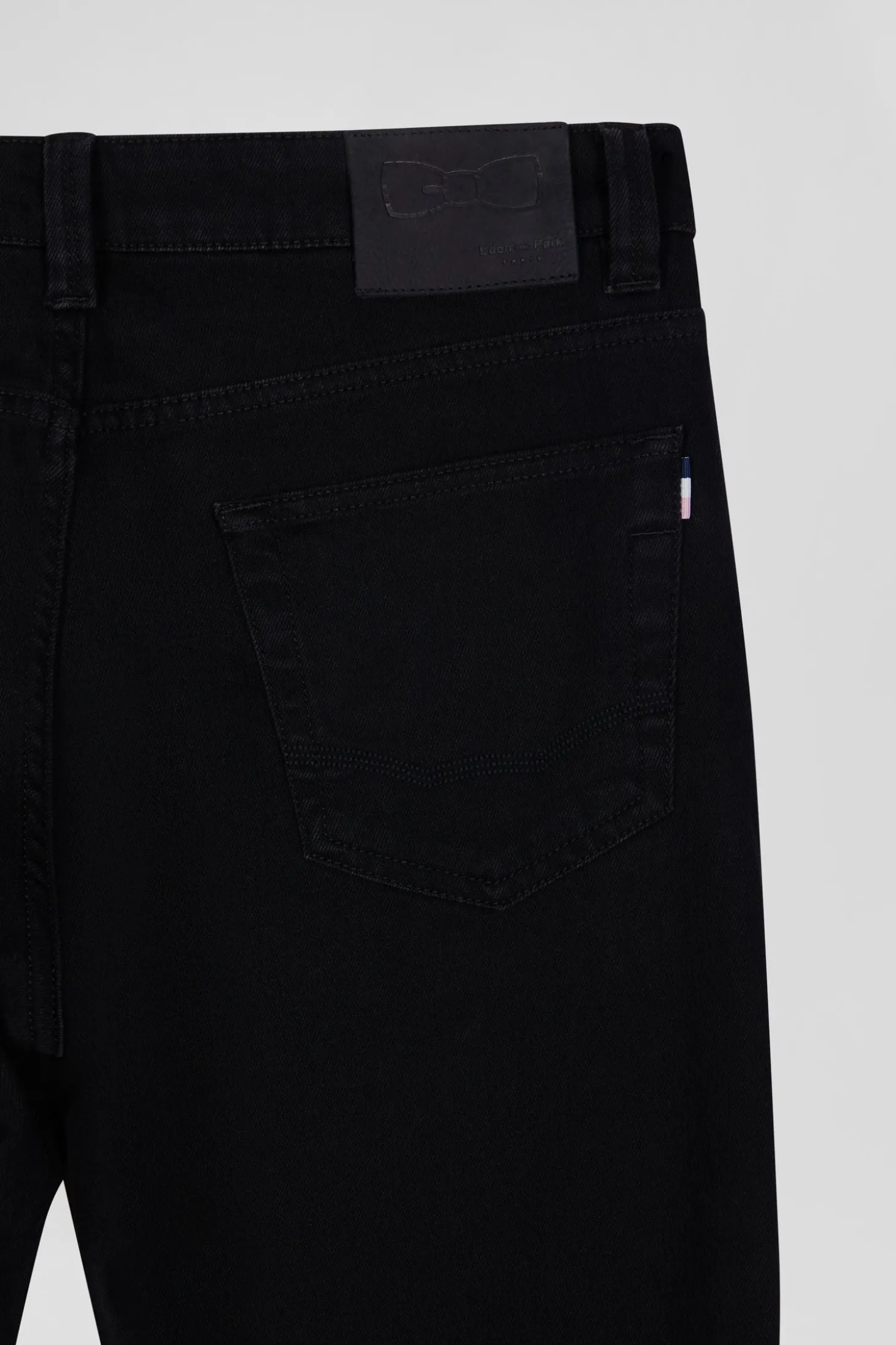 Slim black mixed stretch denim jeans