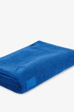Small blue sports towel