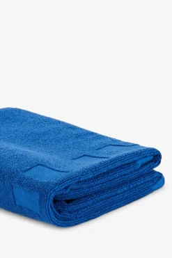 Small blue sports towel