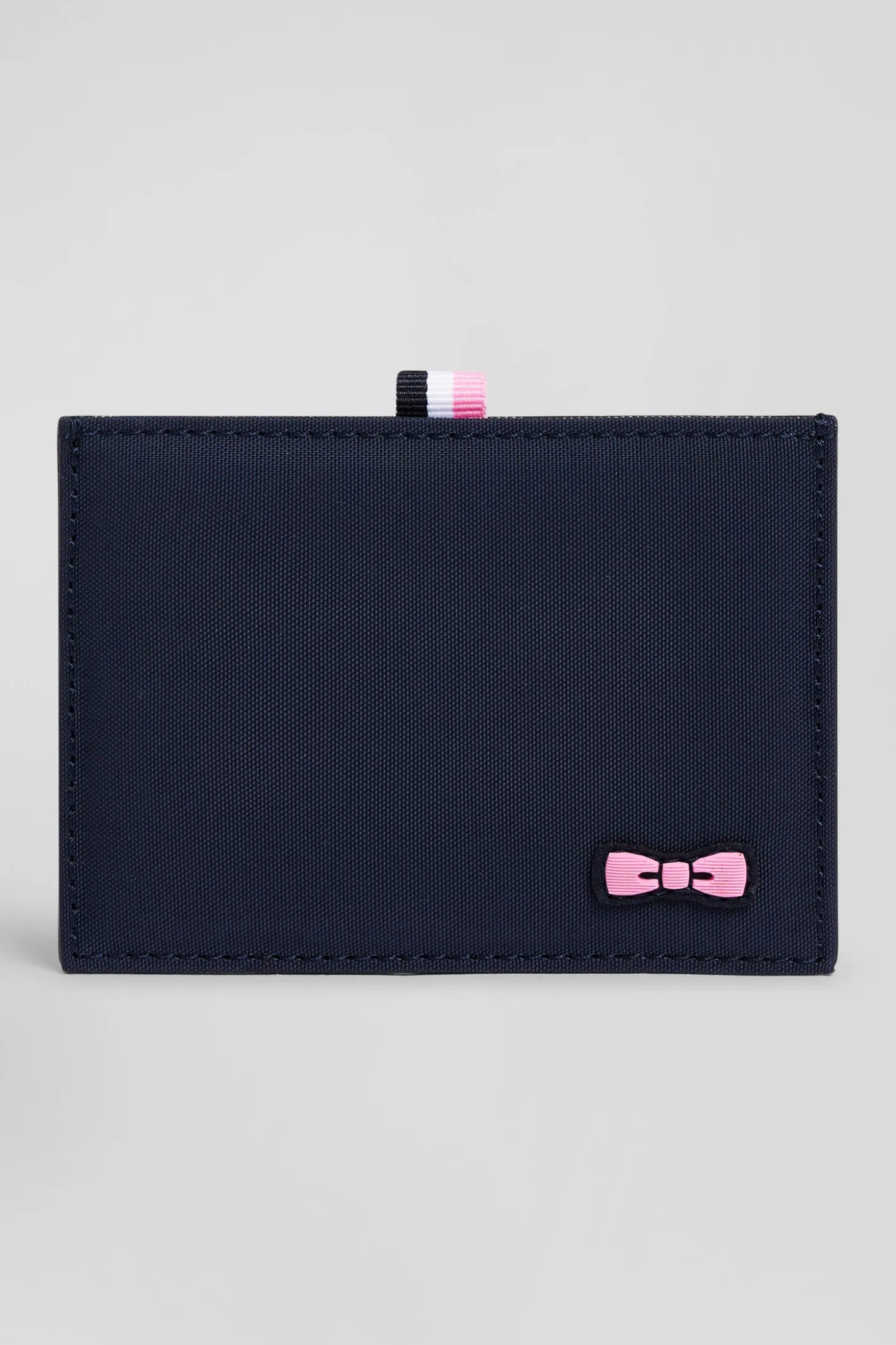 Small navy blue card holder