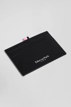 Small navy blue card holder