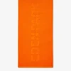 Small orange sports towel