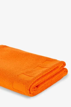 Small orange sports towel