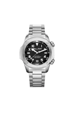 Steel automatic watch
