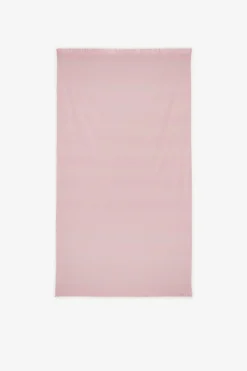 Striped pink hammam towel