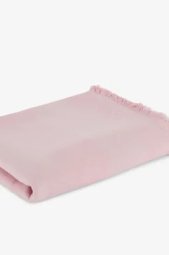 Striped pink hammam towel