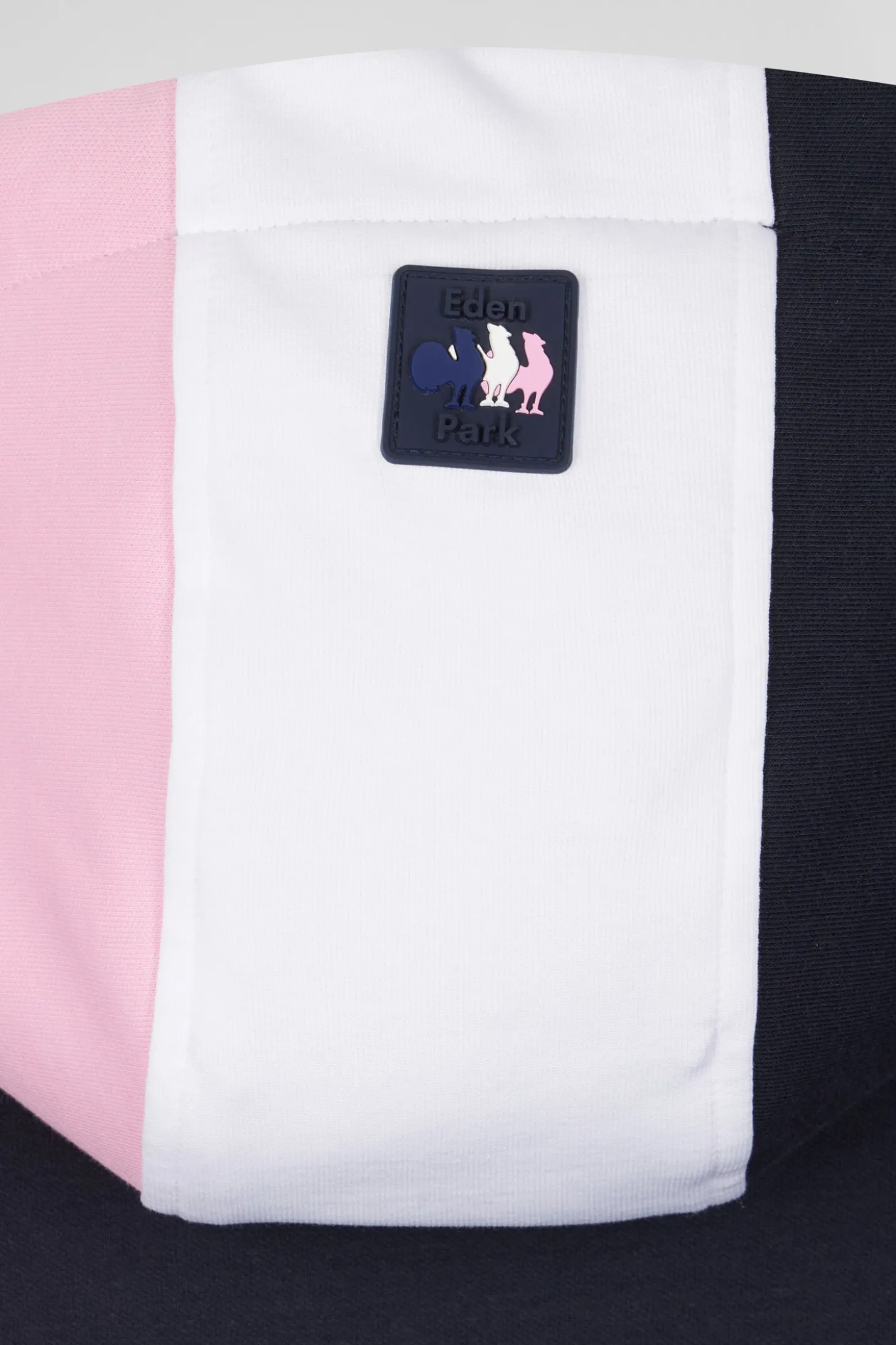 Sweatshirt à capuche zippé XV de France en coton mélangé et parmenture bleu marine coupe Regular