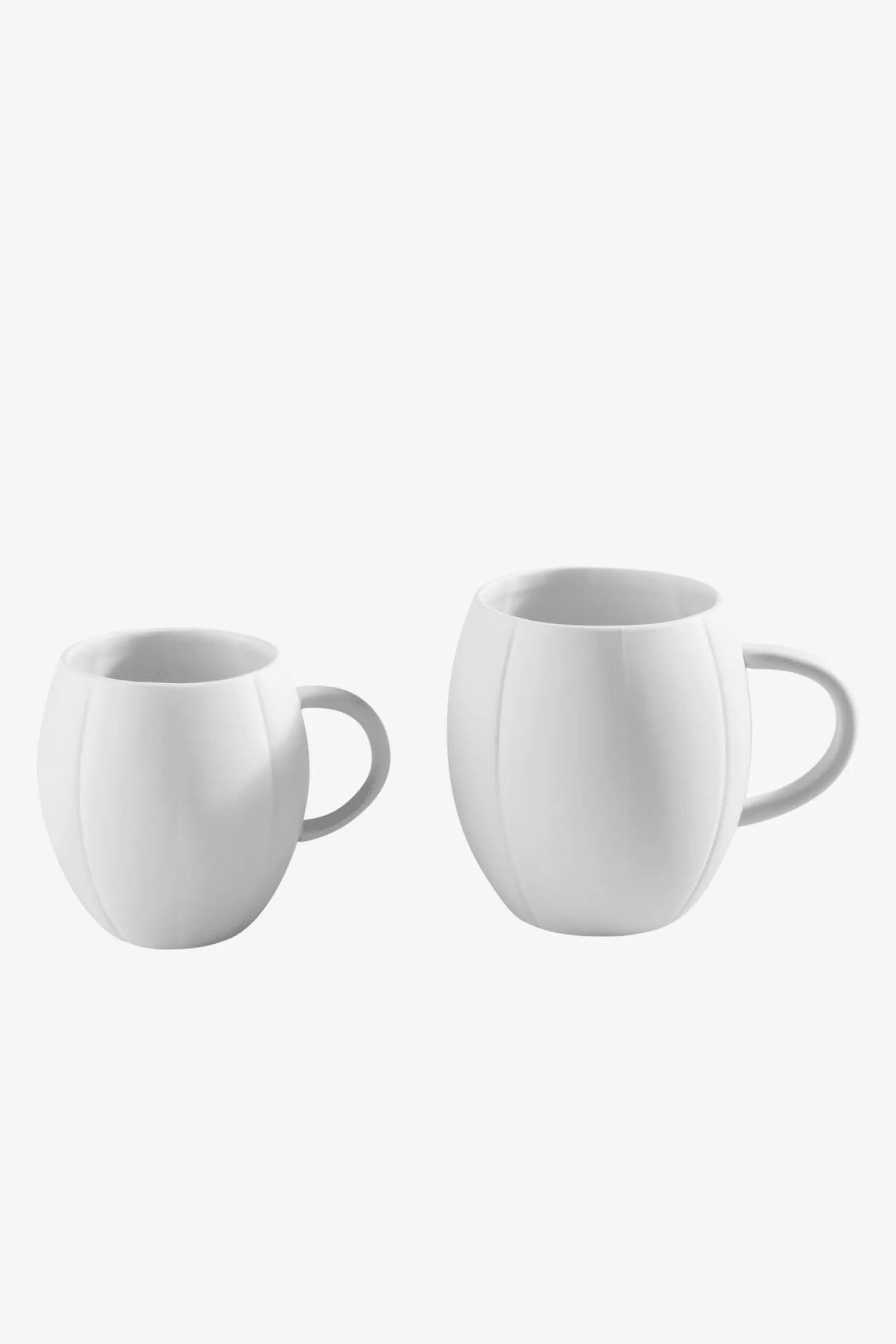 White Limoges porcelain mug