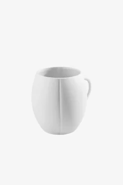 White Limoges porcelain mug