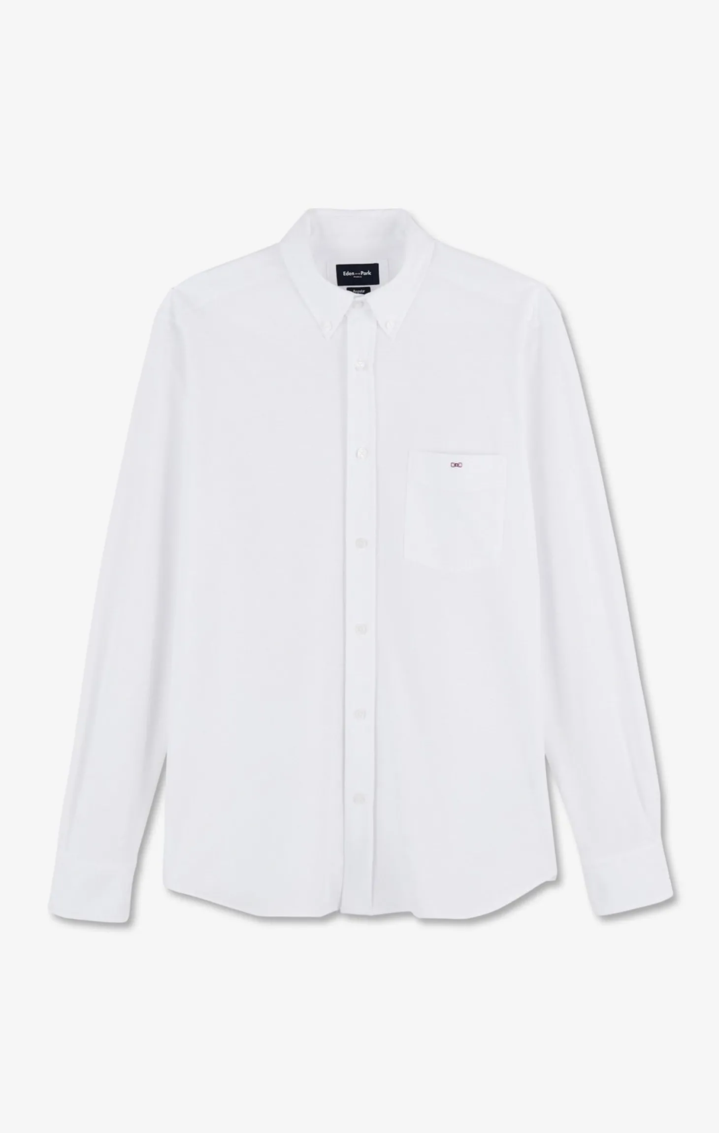 White pinpoint cotton shirt