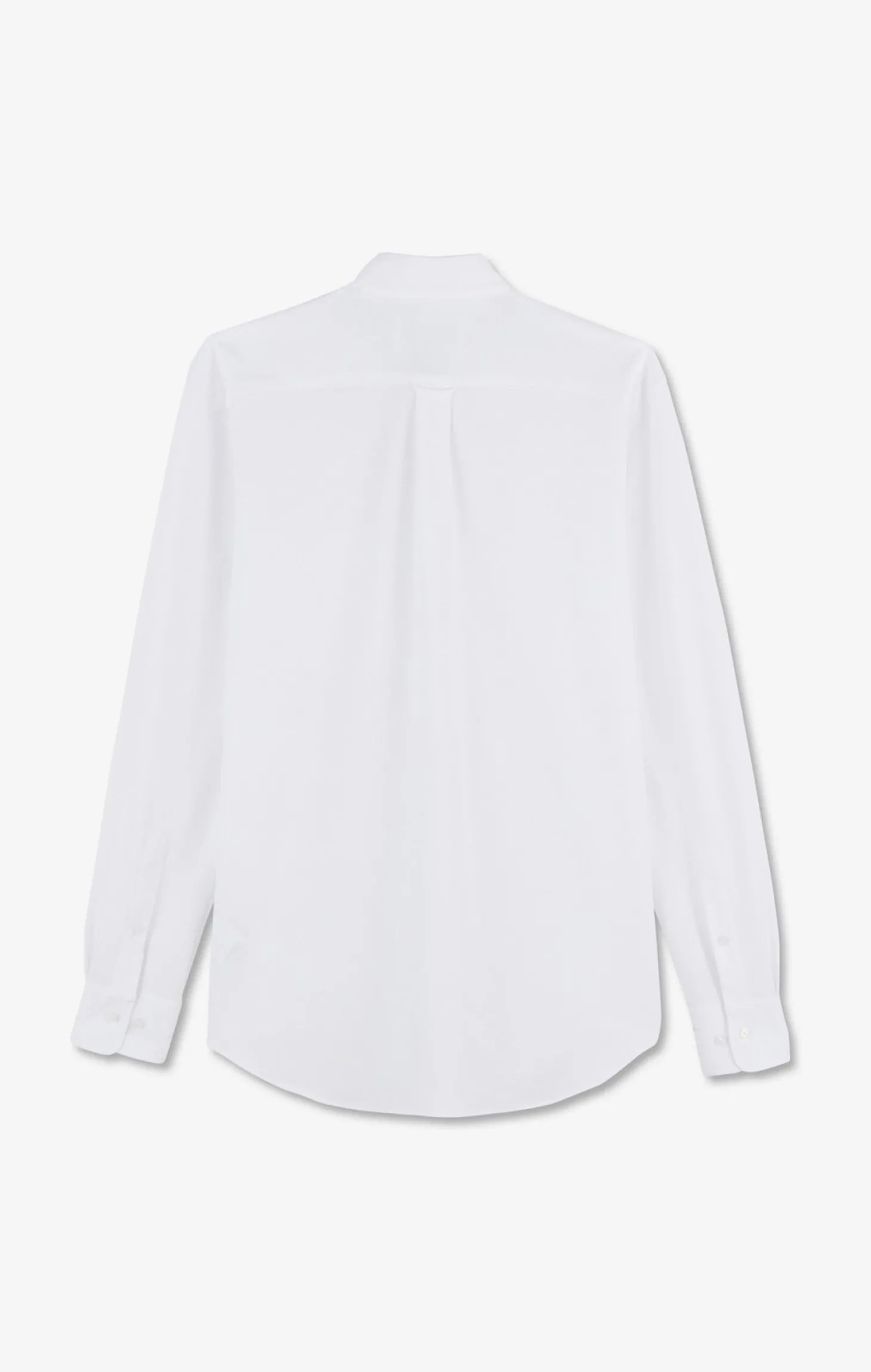 White pinpoint cotton shirt