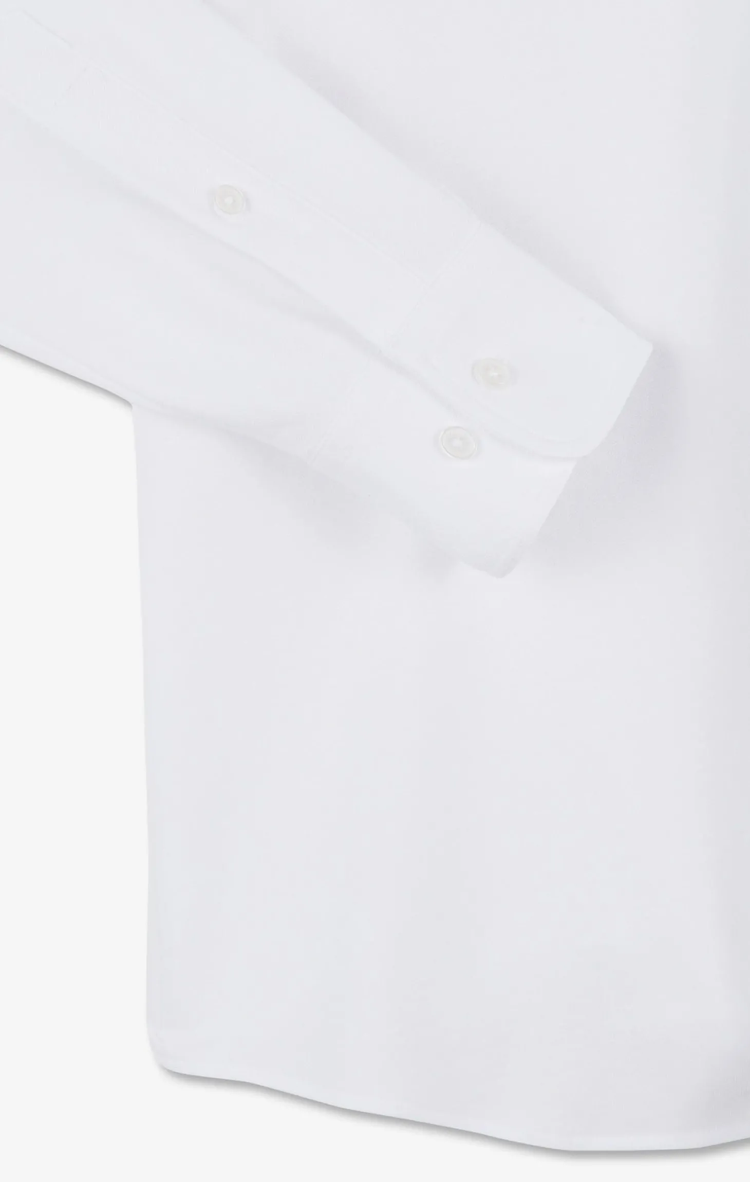 White pinpoint cotton shirt