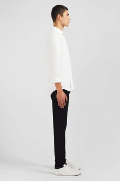 White pinpoint cotton shirt