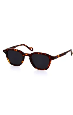 XV de France brown tortoiseshell acetate sunglasses
