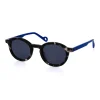 XV de France grey round acetate tortoiseshell sunglasses